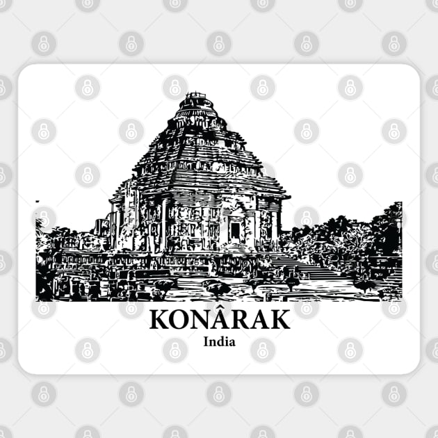 Konârak - India Magnet by Lakeric
